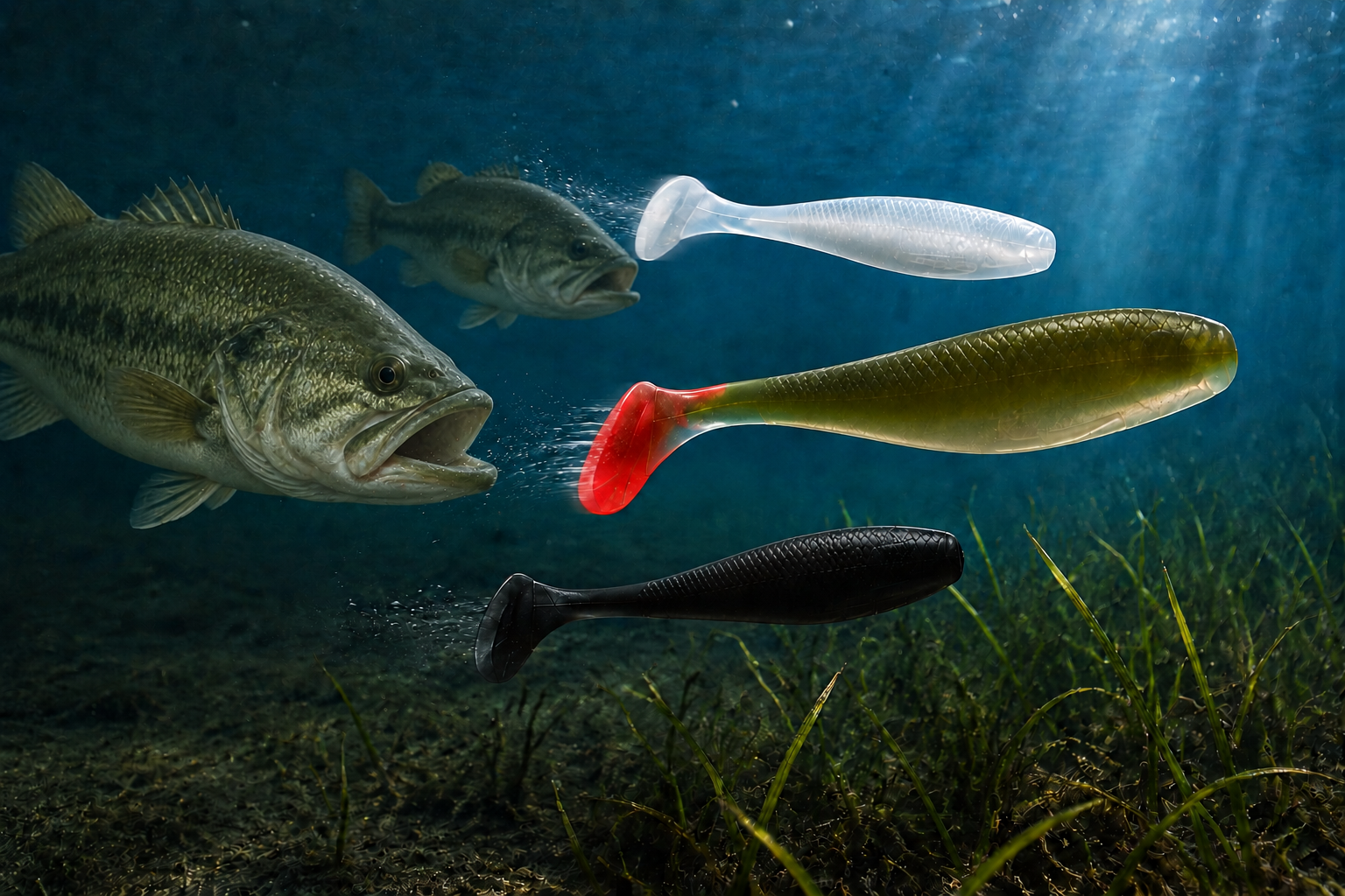 RECON SHAD underwater action
